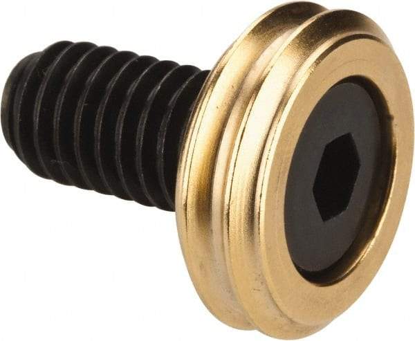Mitee-Bite - 3/8-16 Screw, 1/4" Clamp Height, 13/16" Clamp Width, Knife Edge Clamps - 0.71" Extension Length, 2,000 Lb Holding Force, Steel, 8 Clamps - Industrial Tool & Supply