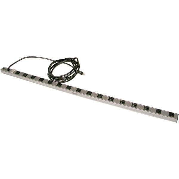 Hallowell - Workbench & Workstation Power Bar - 3" Deep, Use with Fort Knox Modular Utility Storage & Workbench System - Industrial Tool & Supply
