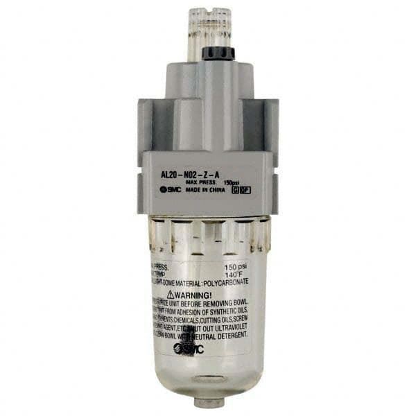 SMC PNEUMATICS - Lubricators Type: Standard Port Size NPT: 1/4 - Industrial Tool & Supply