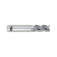 9/32 Dia. x 2-1/2 Overall Length 3-Flute Square End Solid Carbide SE End Mill-Round Shank-Center Cutting-Uncoated - Industrial Tool & Supply