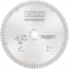 DeWALT - 6-3/4" Diam, 20mm Arbor Hole Diam, 40 Tooth Wet & Dry Cut Saw Blade - Carbide-Tipped, Standard Round Arbor - Industrial Tool & Supply