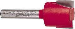Freud - 3/4" Cut Diam, 1/2" Length of Cut, 0 Flute Mortising Edge Profile Router Bit - Carbide-Tipped, 1/4" Shank Diam, 2" OAL, Proprietary Coating - Industrial Tool & Supply