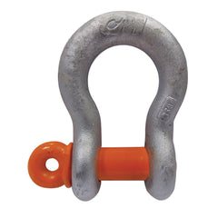 Anchor Shackle: Screw Pin Galvanized Finish, Carbon Steel