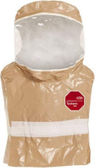 Dupont - Disposable Beard Covers, Bouffants & Hairnets Type: Chemical Protection Hood Material: Tychem CPF 3 - Industrial Tool & Supply