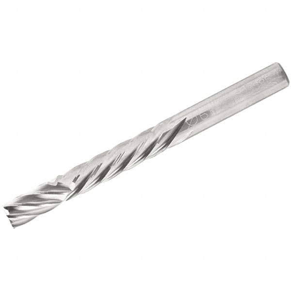 Iscar - 8mm Cutting Diam x 16mm Length of Cut, 6 Flute, Compression Spiral Router Bit - Uncoated, Right Hand Cut, Solid Carbide, 63mm OAL x 8mm Shank Diam, Square End - Industrial Tool & Supply