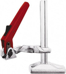 Bessey - 2,220 Lb Holding Capacity, 19-11/16" Max Opening Capacity, 2,220 Lb Clamping Pressure, Manual Hold Down Clamp - 7-1/2" Arm Length, 10" Clamp Length, 1-15/16" Clamp Width, 22-27/32" Clamp Height, Mounting Holes, Steel - Industrial Tool & Supply
