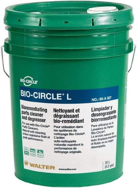Bio-Circle - 5.3 Gal Bucket Parts Washer Fluid - Water-Based - Industrial Tool & Supply