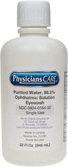 PRO-SAFE - 32 oz, Disposable Eyewash Single Refill Station - Approved by FDA - Industrial Tool & Supply