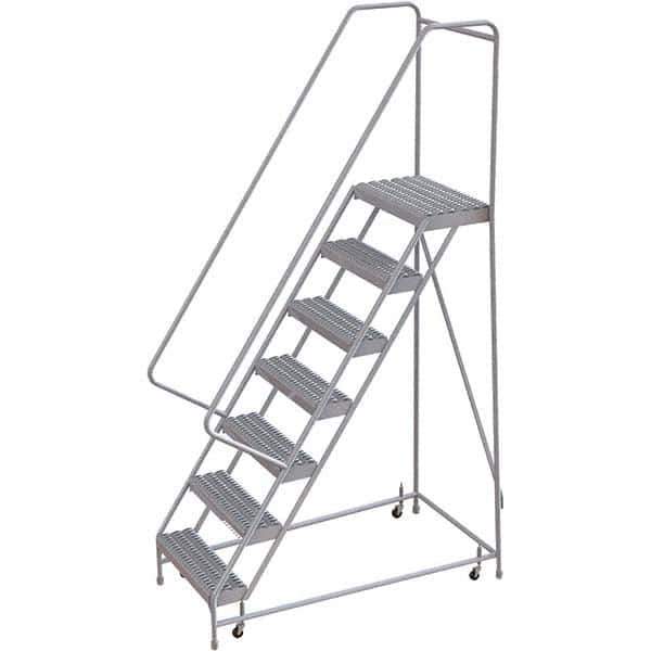 TRI-ARC - Rolling & Wall Mounted Ladders & Platforms Type: Rolling Warehouse Ladder Style: Rolling Safety Ladder - Industrial Tool & Supply