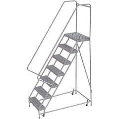 TRI-ARC - Rolling & Wall Mounted Ladders & Platforms Type: Rolling Warehouse Ladder Style: Rolling Safety Ladder - Industrial Tool & Supply