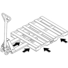 Wesco Industrial Products - Pallet Trucks/Jacks Type: Pallet Truck Load Capacity (Lb.): 4,000 - Industrial Tool & Supply