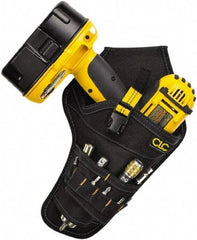 CLC - Drill/Impact Driver Holster with 8 Pockets - Ballistic Polyester, Black - Industrial Tool & Supply