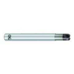 1/4" Dia. - .100"" LOC x 3 OAL 1/16 Radius 4 FL Carbide S/E HP End Mill-WXS - Industrial Tool & Supply