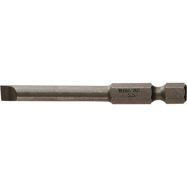 Wiha - 9/64" Power Bit - 1/4" Drive, 2-3/4" OAL - Industrial Tool & Supply