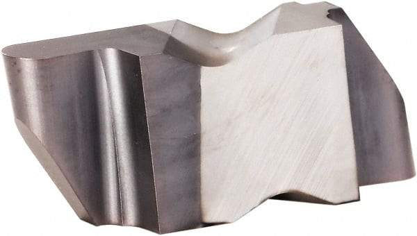 Kennametal - 4125NR Grade KCU25, 6.35mm Cutting Width Carbide Grooving Insert - 6.35mm Max Depth of Cut, Left Hand, 3.18mm Corner Radius, AlTiN Finish - Industrial Tool & Supply