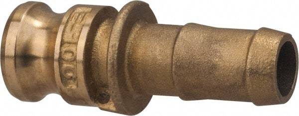 Value Collection - 3" Brass Cam & Groove Suction & Discharge Hose Male Adapter Hose Shank - Part E, 500 Max psi - Industrial Tool & Supply