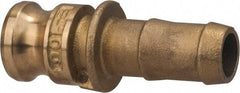 Value Collection - 1-1/2" Brass Cam & Groove Suction & Discharge Hose Male Adapter Hose Shank - Part E, 1,000 Max psi - Industrial Tool & Supply