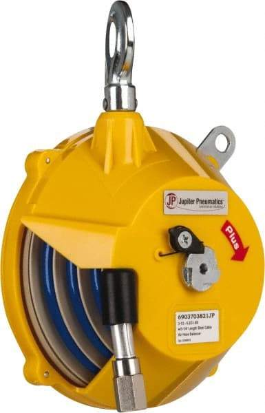 PRO-SOURCE - 6.67 Lb Load Capacity, 4.59' Travel Distance, Tool Balancer - Polyurethane Cable, Plastic Housing - Industrial Tool & Supply