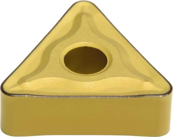 Sumitomo - TNMG332 EMX Grade AC830P Carbide Turning Insert - Al2O3 Finish, 60° Triangle, 3/8" Inscr Circle, 3/16" Thick, 1/32" Corner Radius - Industrial Tool & Supply