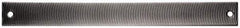 PFERD - 12" Long, Smooth Cut, Flat American-Pattern File - Curved Cut, 0.38" Overall Thickness, Flexible - Industrial Tool & Supply