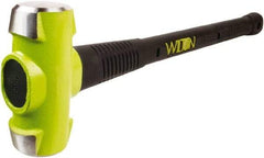 Wilton - 10 Lb Head, 30" Long Sledge Hammer - Steel Head, Steel Handle with Grip - Industrial Tool & Supply