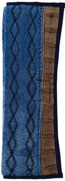 Rubbermaid - 5" Microfiber Microfiber High Absorbency Plus Mop Pad - 4 Ply, Clamp Jaw Connection - Industrial Tool & Supply
