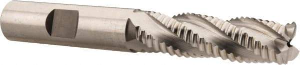 Hertel - 1/2" Diam, Coarse Pitch, 1-5/8" LOC, 4 Flute Cobalt Roughing Square End Mill - Uncoated, 3-5/8" OAL, 1/2" Shank Diam, Single End, 30° Helix - Industrial Tool & Supply