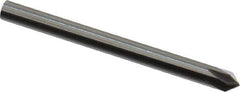 Keo - 1/8" Head Diam, 1/8" Shank Diam, 6 Flute 82° Solid Carbide Countersink - Bright Finish, 1-1/2" OAL, Single End - Industrial Tool & Supply