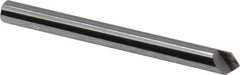 Keo - 3/16" Head Diam, 3/16" Shank Diam, 1 Flute 90° Solid Carbide Countersink - Bright Finish, 2" OAL, Single End - Industrial Tool & Supply