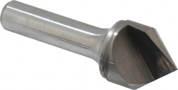 Keo - 1" Head Diam, 1/2" Shank Diam, 1 Flute 82° Solid Carbide Countersink - Industrial Tool & Supply