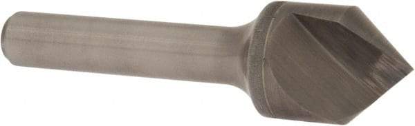 Keo - 3/4" Head Diam, 3/8" Shank Diam, 1 Flute 82° Solid Carbide Countersink - Bright Finish, 2-3/4" OAL, Single End - Industrial Tool & Supply