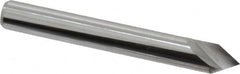Keo - 1/4" Head Diam, 1/4" Shank Diam, 1 Flute 60° Solid Carbide Countersink - Industrial Tool & Supply