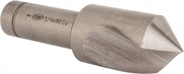 Keo - 3/4" Head Diam, 1/2" Shank Diam, 1 Flute 90° Cobalt Countersink - Industrial Tool & Supply