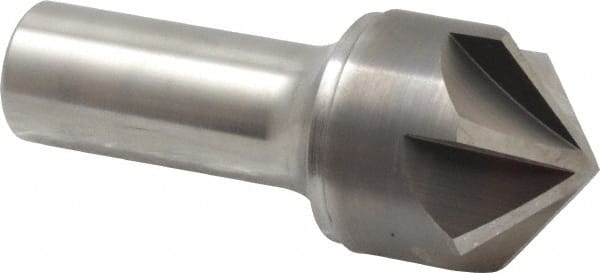 Keo - 1-1/4" Head Diam, 3/4" Shank Diam, 6 Flute 100° Solid Carbide Countersink - Industrial Tool & Supply