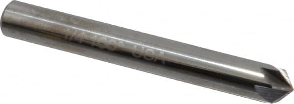 Keo - 1/4" Head Diam, 1/4" Shank Diam, 6 Flute 100° Solid Carbide Countersink - Industrial Tool & Supply