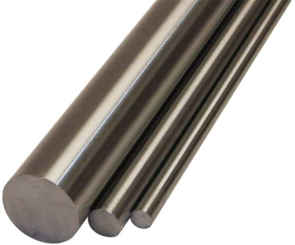 Made in USA - 0.472" Diam x 3' Long, 4140P Steel Round Rod - Ground and Polished, Pre-Hardened, Alloy Steel - Industrial Tool & Supply