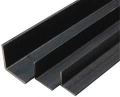 Made in USA - Low Carbon Steel, 3/16 Inch Thick Wall, Angle Iron - 2 Inch Wide x 2 Inch High x 80 Inch Long - Industrial Tool & Supply