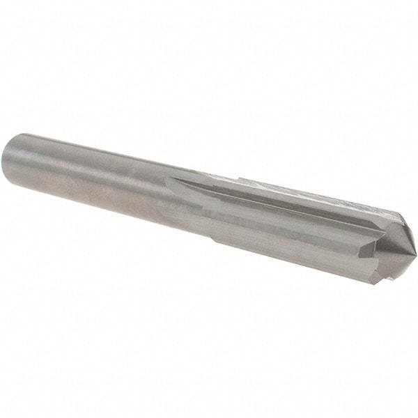 OSG - 12.1mm Solid Carbide Chucking Reamer - Straight Flute, 11.11mm Straight Shank, 38mm Flute Length, 102mm OAL - Industrial Tool & Supply