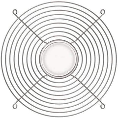 Value Collection - 254mm (10") Wire Chrome Fan Guard - For Round Cooling Fans - Industrial Tool & Supply