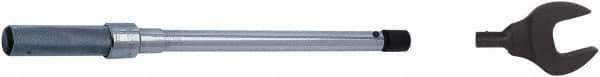 CDI - 1" Drive Interchangeable Head Torque Wrench Assembly - 5 Ft/Lb to 75 Ft/Lb Torque, 14-1/2" OAL, 0.5 N/m Graduation - Industrial Tool & Supply