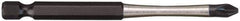 Milwaukee Tool - #2 Phillips Screwdriver Bit - 1/4" Hex Drive, 3-1/2" OAL - Industrial Tool & Supply