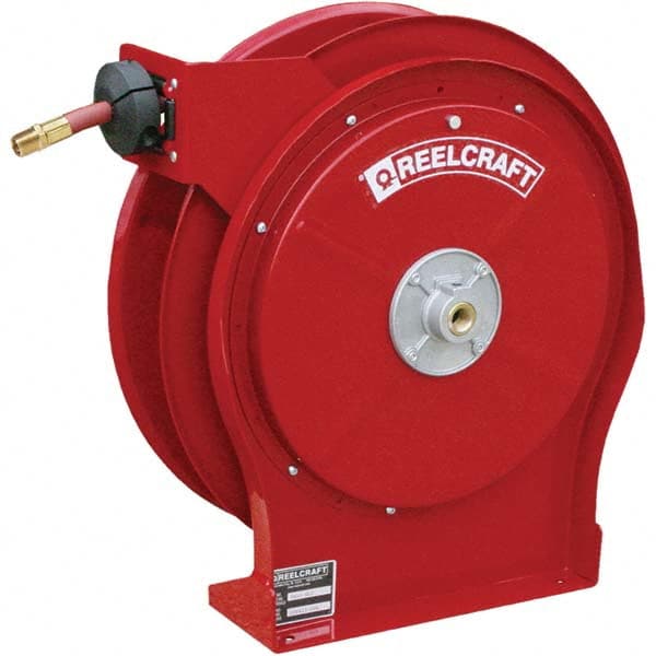 Reelcraft - 50' Spring Retractable Hose Reel - Industrial Tool & Supply