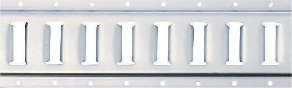 Erickson Manufacturing - Steel Horizontal E-Track - 4" Long, Galvanized Finish, 6,000 Lb Capacity - Industrial Tool & Supply