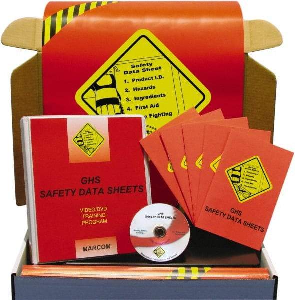 Marcom - GHS Safety Data Sheets, Multimedia Training Kit - 16 Minute Run Time DVD, 1 Course, English - Industrial Tool & Supply