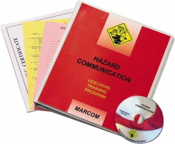 Marcom - Hazard Communication for Industrial Facilities, Multimedia Training Kit - 20 Minute Run Time DVD, 1 Course, English - Industrial Tool & Supply