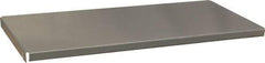Durham - Gray, Steel, Cabinet Shelf - 27-9/16" Wide x 20-27/32" Deep x 3" High Body - Industrial Tool & Supply