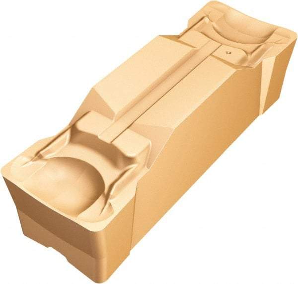 Sandvik Coromant - JN123 GM Grade 1125, 3/16" Cutting Width Carbide Grooving Insert - 22.6mm Max Depth of Cut, Neutral, 0.3mm Corner Radius, TiAlN Finish - Industrial Tool & Supply