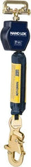 DBI/SALA - 6' Long, 420 Lb Capacity, 1 Leg Single Leg Harness Self-Retracting Lanyard - 25/32" Diam, Dyneema & Polyester Webbing, Steel Snap Hook Anchorage Connection - Industrial Tool & Supply