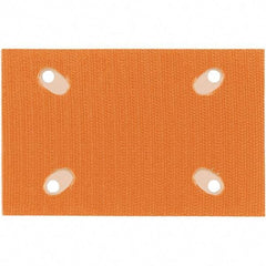 Dynabrade - 3" Diam x 4-1/4" Long, Triangular, Hook & Loop Face, Conversion Backing Pad - Hook & Loop Back, Vacuum Pad - Industrial Tool & Supply