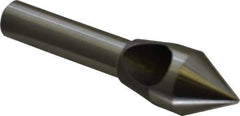 Keo - 5/8" Head Diam, 3/8" Shank Diam, 0 Flute 60° Cobalt Countersink - Bright Finish, 2-1/2" OAL, Single End, Straight Shank, Right Hand Cut - Industrial Tool & Supply